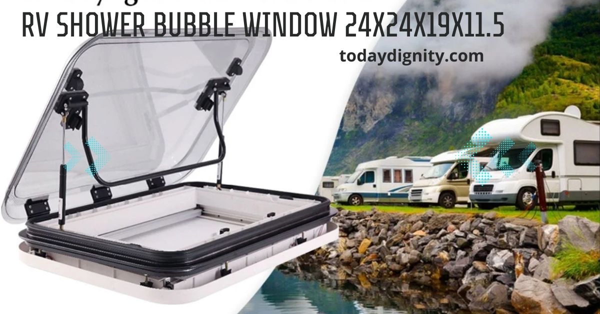 RV Shower Bubble Window 24x24x19x11.5