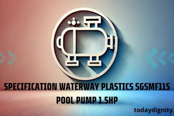 Specification Waterway Plastics SGSMF115 Pool Pump 1.5HP