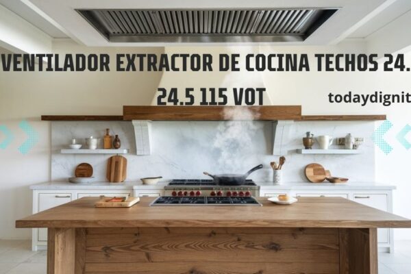 Ventilador Extractor de Cocina Techos 24.5 24.5 115 Vot