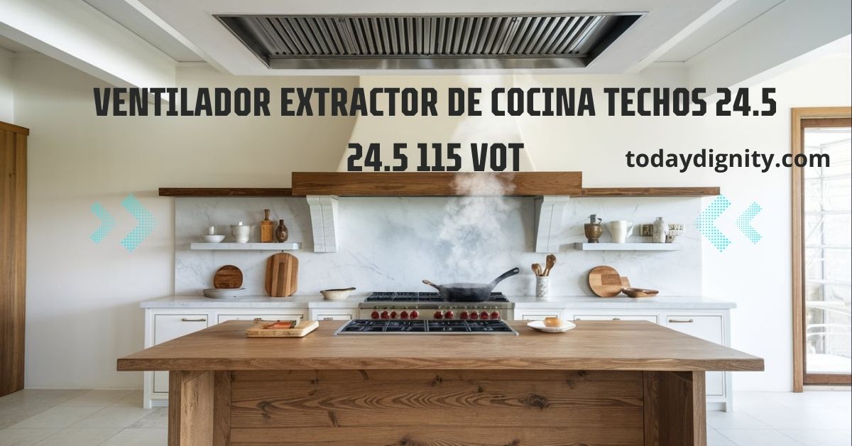 Ventilador Extractor de Cocina Techos 24.5 24.5 115 Vot